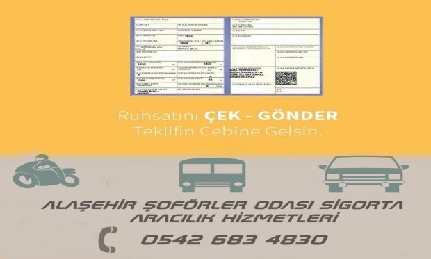 ALAŞEHİR ŞOFÖRLER ODASI SİGORTA ARACILIK ŞİRKETİMİZ SİZLERİN HİZMETİNİZDE
